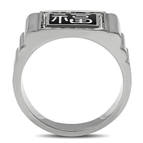 Anillo Color Plata Para Hombres de Acero Inoxidable Extrangero - Jewelry Store by Erik Rayo