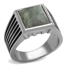 Load image into Gallery viewer, Anillo Color Plata Para Hombres y Ninos de Acero Inoxidable Gris Cielo - Jewelry Store by Erik Rayo
