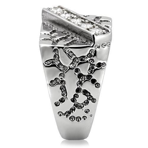 Anillo Color Plata Para Hombres de Acero Inoxidable Hecho a Mano - Jewelry Store by Erik Rayo