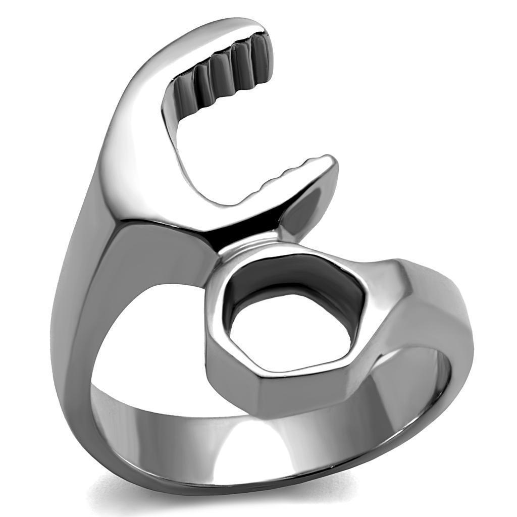 Anillo Color Plata Para Hombres de Acero Inoxidable Herramienta - Jewelry Store by Erik Rayo