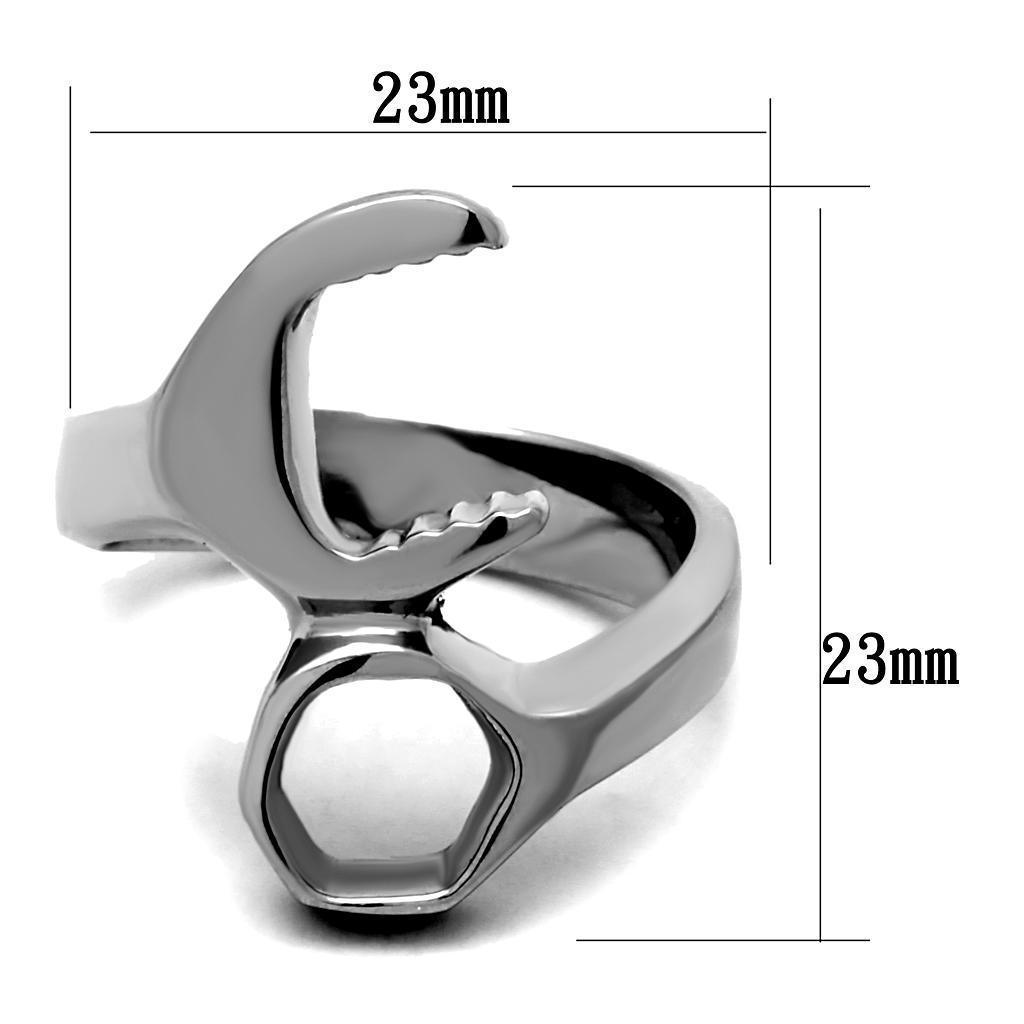 Anillo Color Plata Para Hombres de Acero Inoxidable Herramienta - Jewelry Store by Erik Rayo