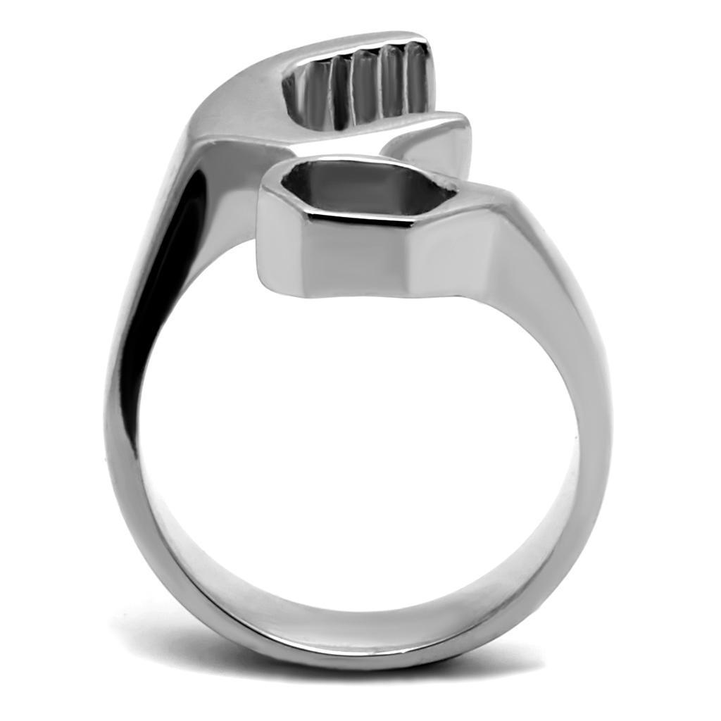 Anillo Color Plata Para Hombres de Acero Inoxidable Herramienta - Jewelry Store by Erik Rayo