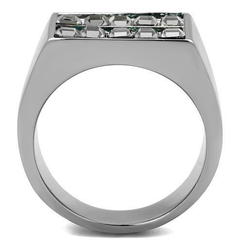 Anillo Color Plata Para Hombres de Acero Inoxidable Illusion - Jewelry Store by Erik Rayo