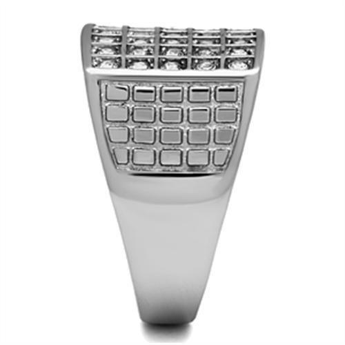 Anillo Color Plata Para Hombres de Acero Inoxidable Iluminante - Jewelry Store by Erik Rayo