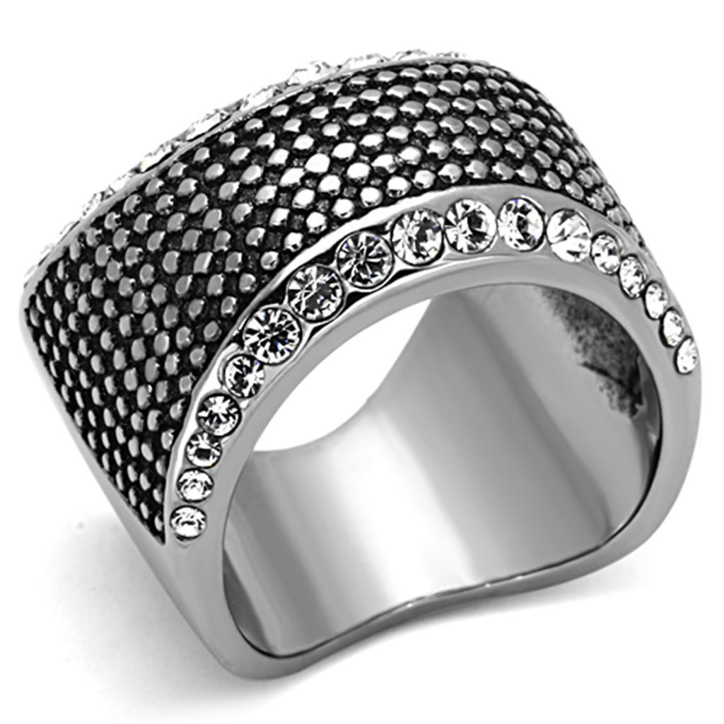 Anillo Color Plata Para Hombres de Acero Inoxidable La Calle Antigua - Jewelry Store by Erik Rayo