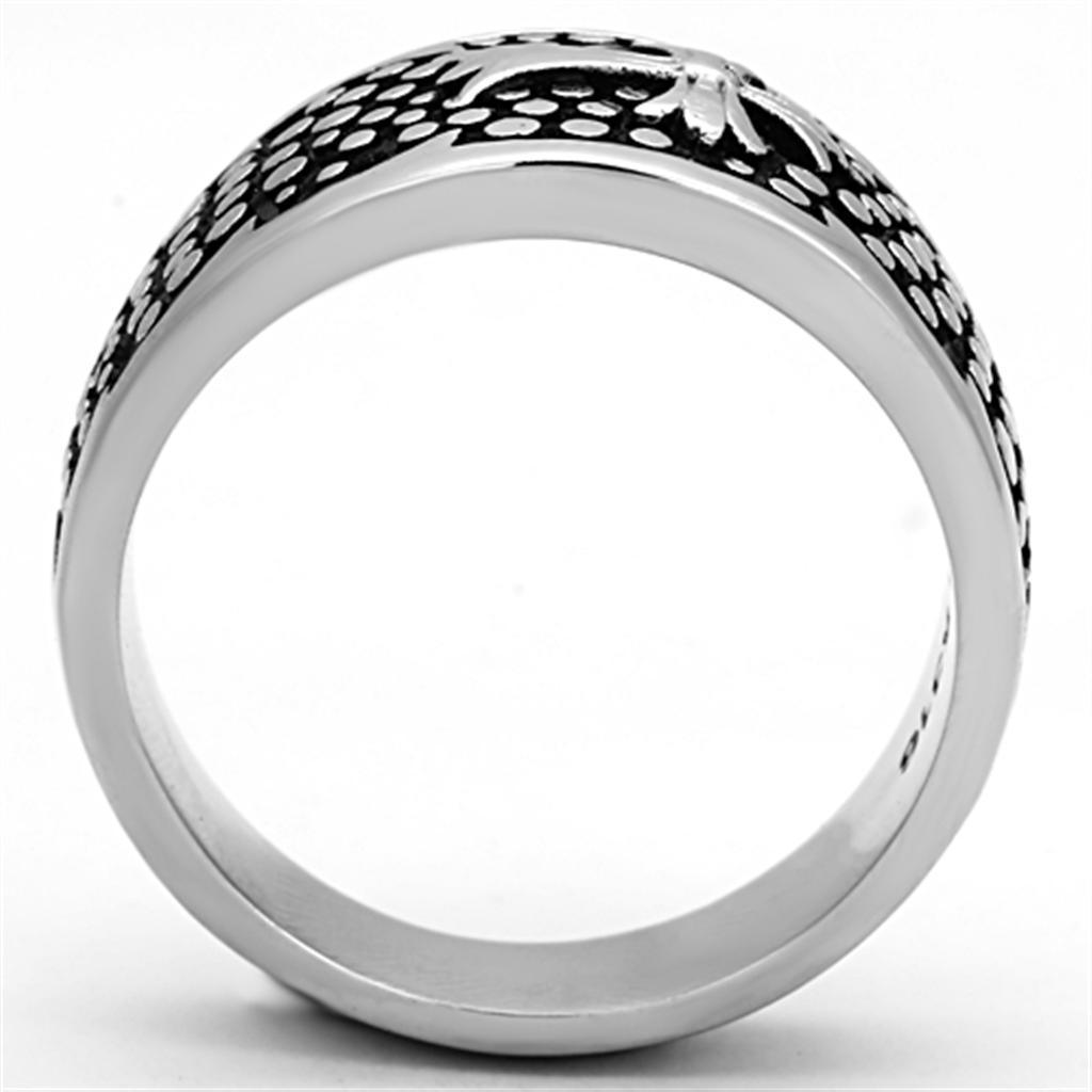 Anillo Color Plata Para Hombres de Acero Inoxidable La Cruz Arriva - Jewelry Store by Erik Rayo