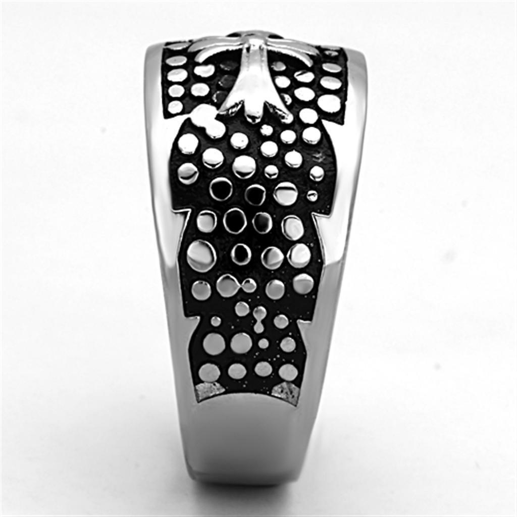 Anillo Color Plata Para Hombres de Acero Inoxidable La Cruz Arriva - Jewelry Store by Erik Rayo