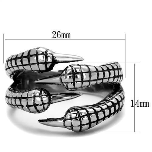 Anillo Color Plata Para Hombres de Acero Inoxidable Lanciano - Jewelry Store by Erik Rayo