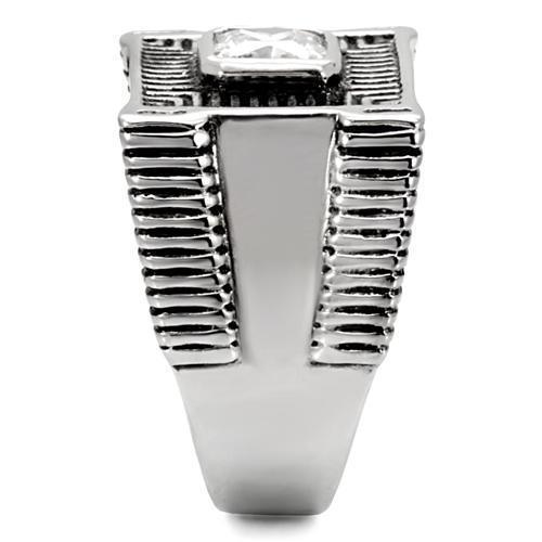Anillo Color Plata Para Hombres de Acero Inoxidable Llamativo - Jewelry Store by Erik Rayo