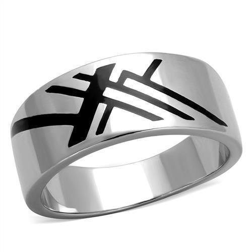 Anillo Color Plata Para Hombres de Acero Inoxidable Mantanas Modernas - Jewelry Store by Erik Rayo