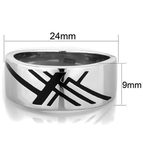 Anillo Color Plata Para Hombres de Acero Inoxidable Mantanas Modernas - Jewelry Store by Erik Rayo
