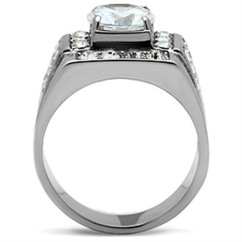 Anillo Color Plata Para Hombres de Acero Inoxidable Masculino Sencillo - Jewelry Store by Erik Rayo