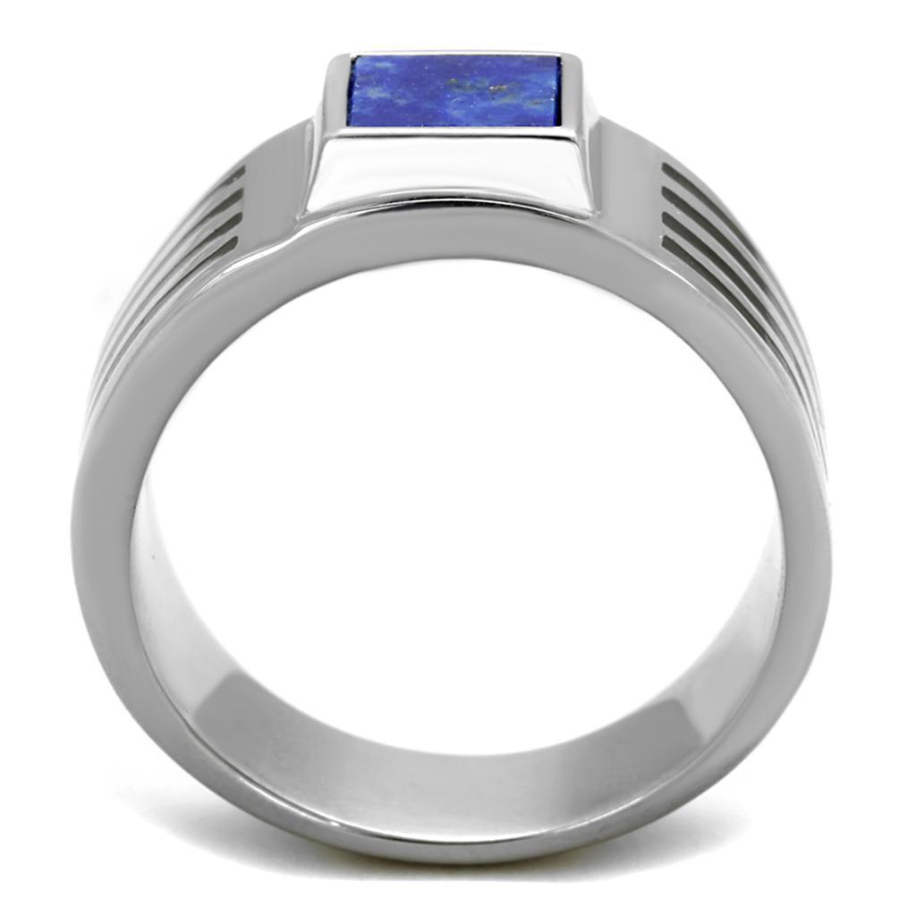 Anillo Color Plata Para Hombres de Acero Inoxidable Matera - Jewelry Store by Erik Rayo