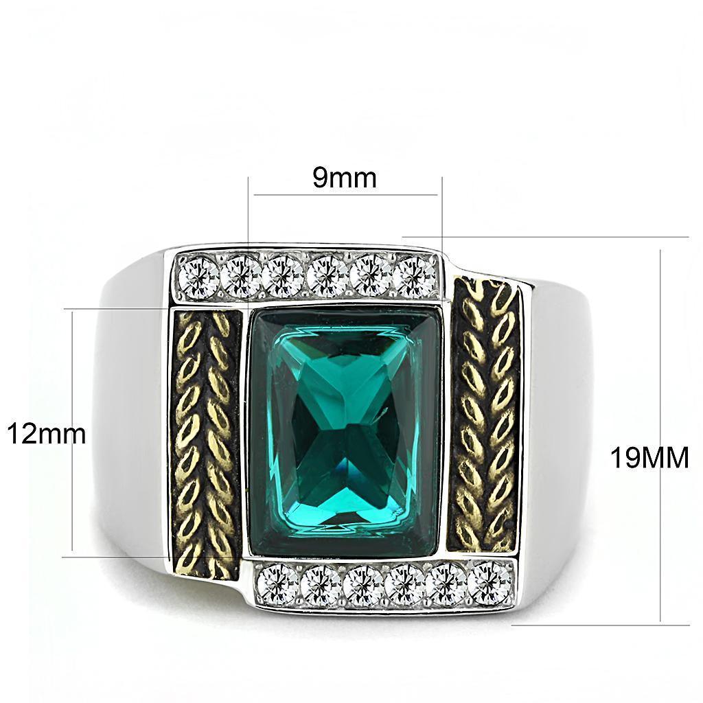 Anillo Color Plata Para Hombres de Acero Inoxidable Nativo - Jewelry Store by Erik Rayo