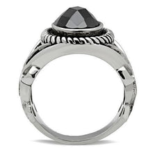 Load image into Gallery viewer, Anillo Color Plata Para Hombres y Ninos de Acero Inoxidable Onyx Diseno Futurista - Jewelry Store by Erik Rayo
