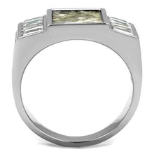 Load image into Gallery viewer, Anillo Color Plata Para Hombres y Ninos de Acero Inoxidable Piedra Elegante - Jewelry Store by Erik Rayo
