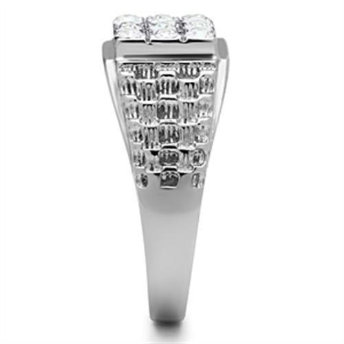 Anillo Color Plata Para Hombres de Acero Inoxidable Portici - Jewelry Store by Erik Rayo
