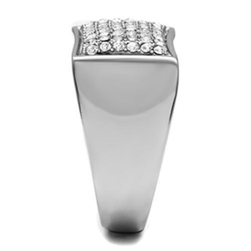 Anillo Color Plata Para Hombres de Acero Inoxidable Redondo Pontiagudo - Jewelry Store by Erik Rayo