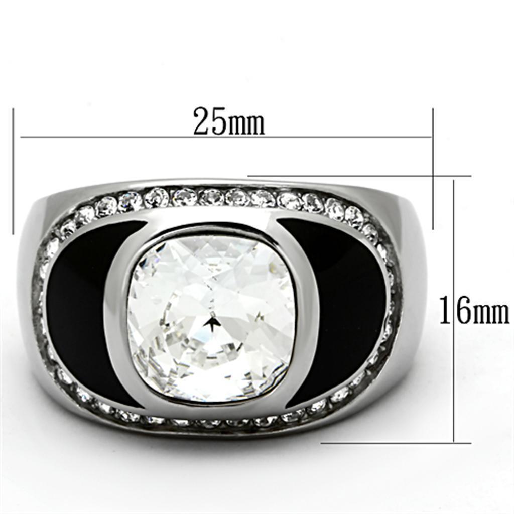 Anillo Color Plata Para Hombres de Acero Inoxidable Significativo Importante - Jewelry Store by Erik Rayo