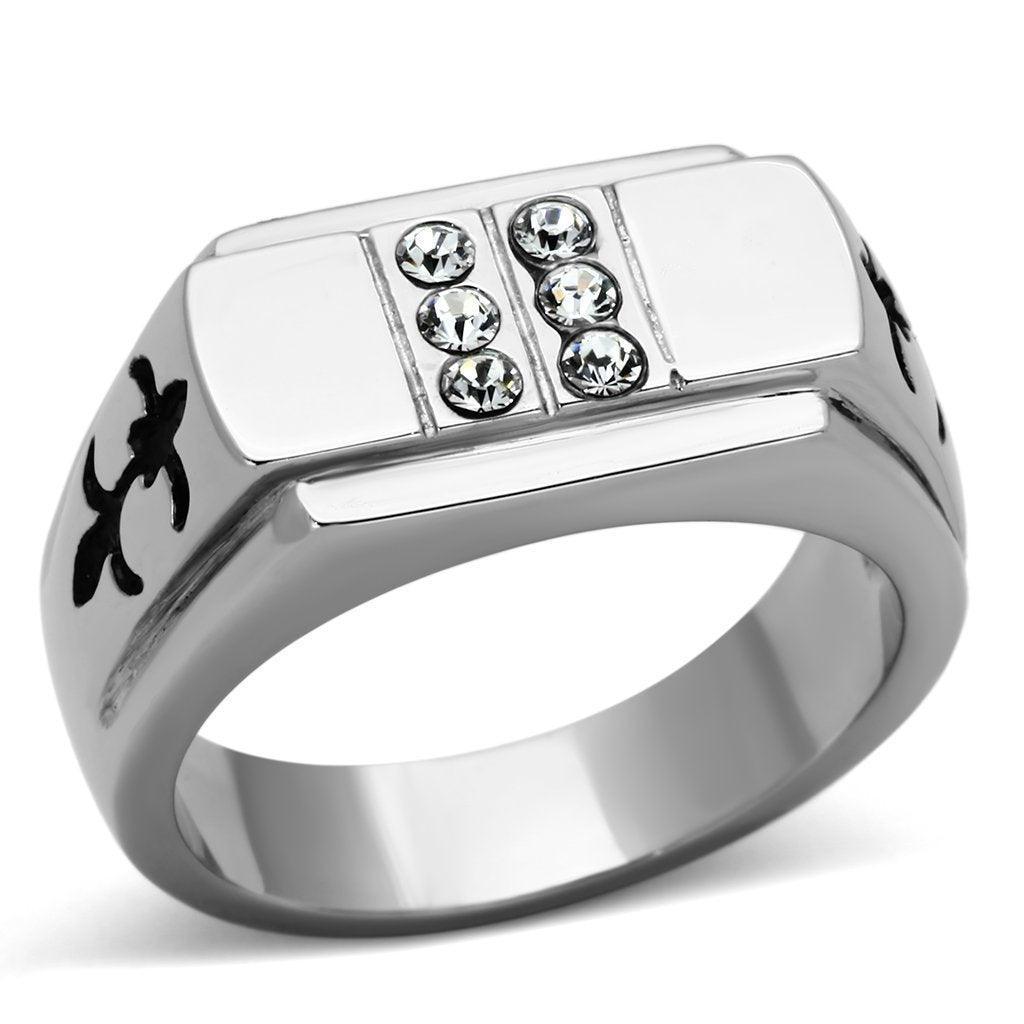 Anillo Color Plata Para Hombres de Acero Inoxidable Simple y Unico - Jewelry Store by Erik Rayo