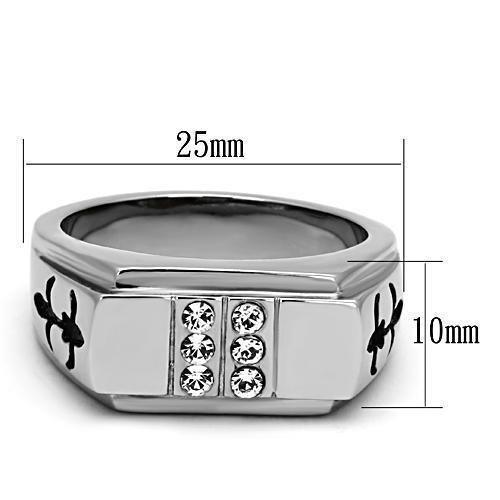 Anillo Color Plata Para Hombres de Acero Inoxidable Simple y Unico - Jewelry Store by Erik Rayo