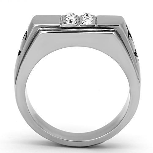 Anillo Color Plata Para Hombres de Acero Inoxidable Simple y Unico - Jewelry Store by Erik Rayo