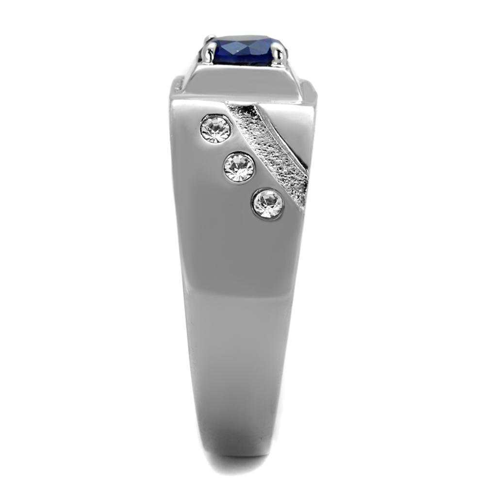 Anillo Color Plata Para Hombres de Acero Inoxidable Sulmona - Jewelry Store by Erik Rayo