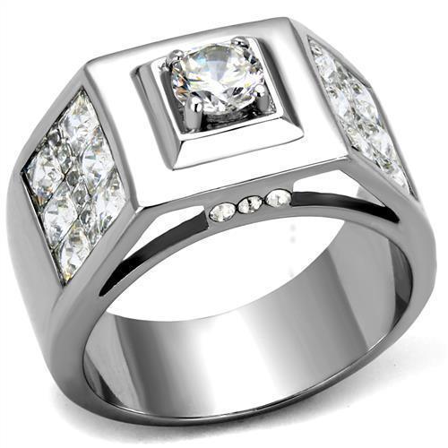 Anillo Color Plata Para Hombres de Acero Inoxidable Texas - Jewelry Store by Erik Rayo
