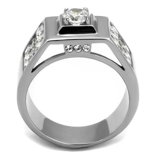 Anillo Color Plata Para Hombres de Acero Inoxidable Texas - Jewelry Store by Erik Rayo