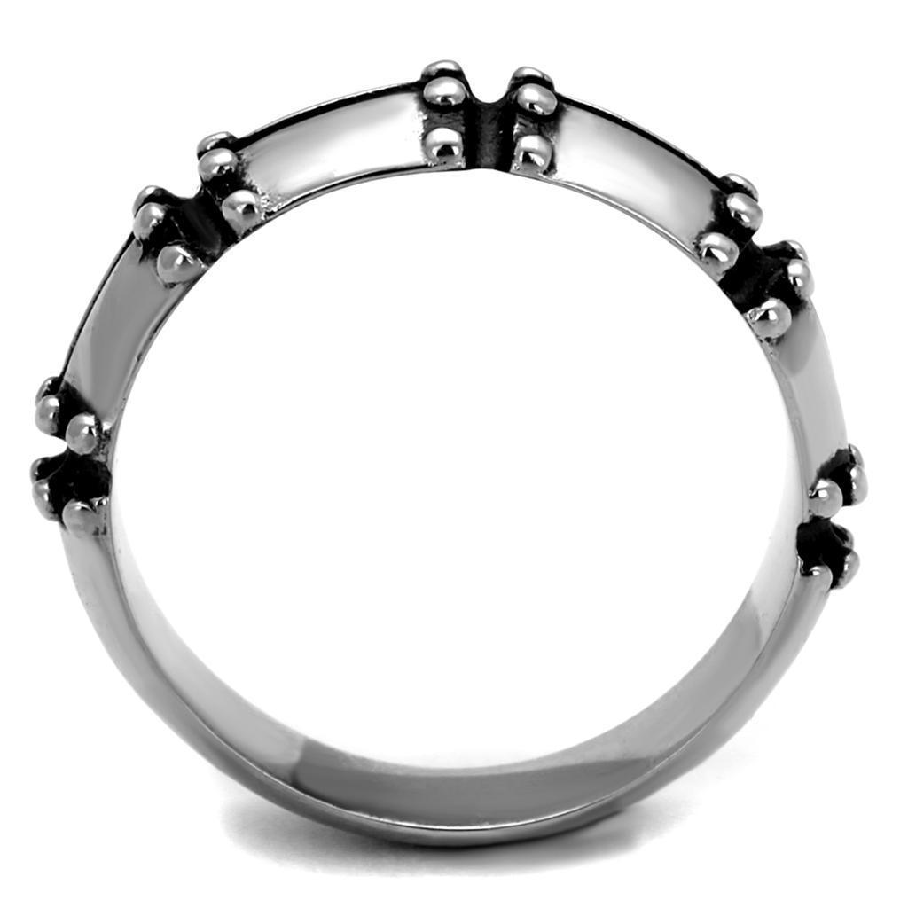 Anillo Color Plata Para Hombres de Acero Inoxidable Trosos Estilo Moderno - Jewelry Store by Erik Rayo