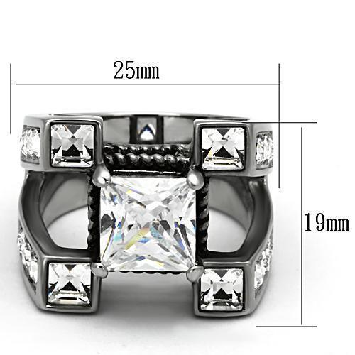 Anillo Color Plata Para Hombres de Acero Inoxidable Unico y Elegante - Jewelry Store by Erik Rayo