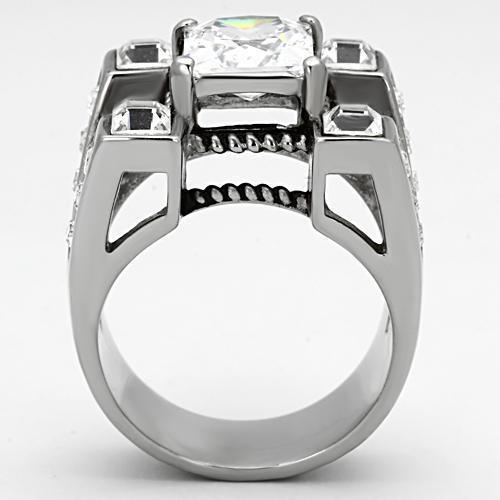 Anillo Color Plata Para Hombres de Acero Inoxidable Unico y Elegante - Jewelry Store by Erik Rayo
