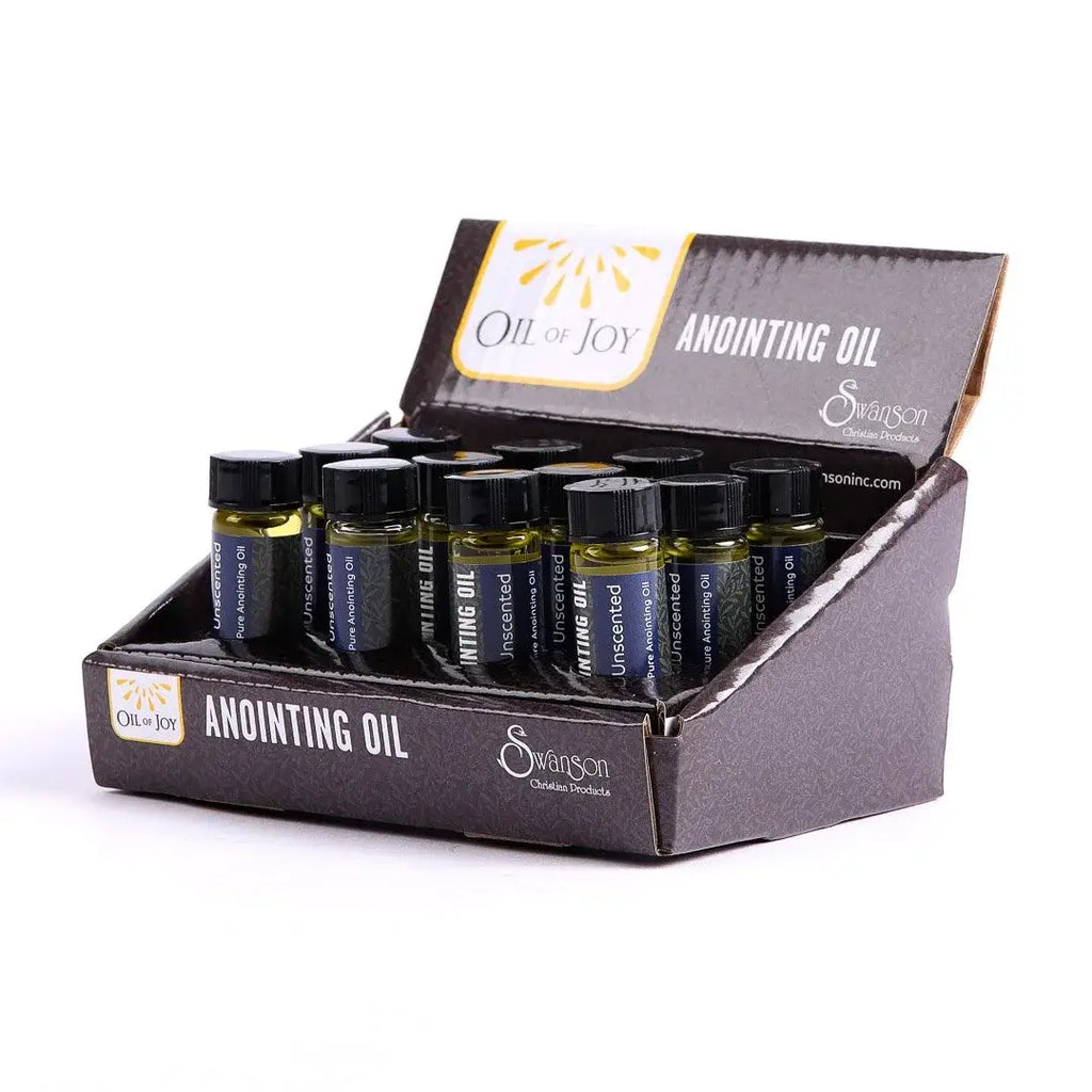 Anointing Oil - Unscented Display - Pack of 12
