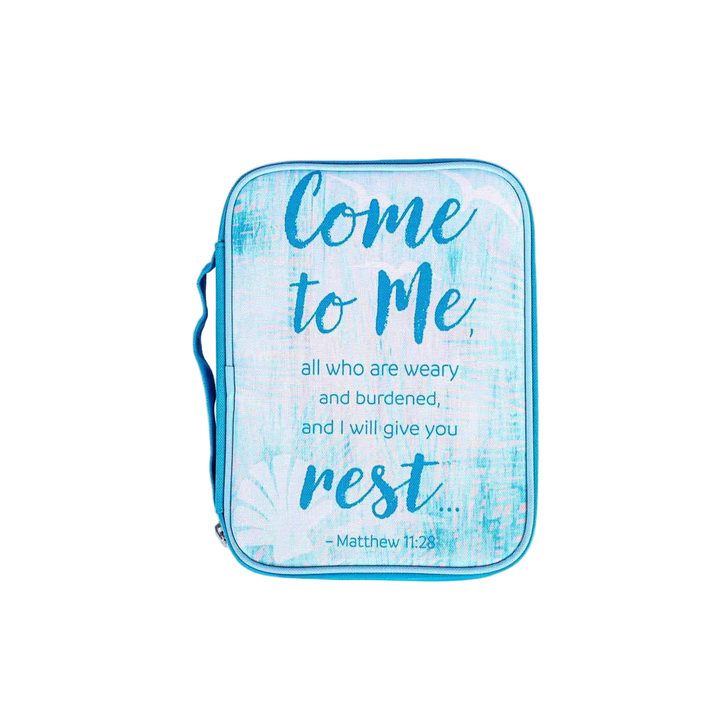 Bible Cover Canvas Come To Me - Large