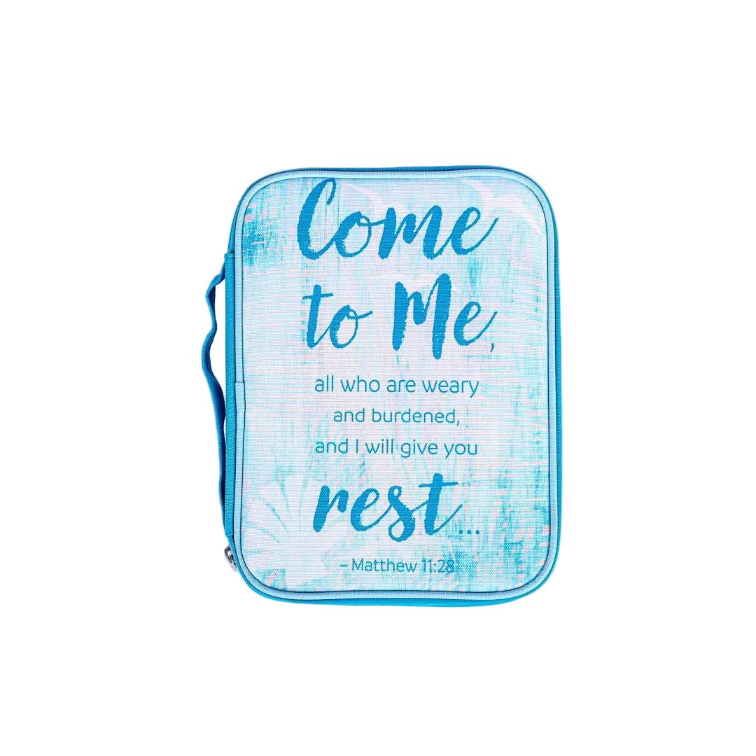 Bible Cover Canvas Come To Me - Large