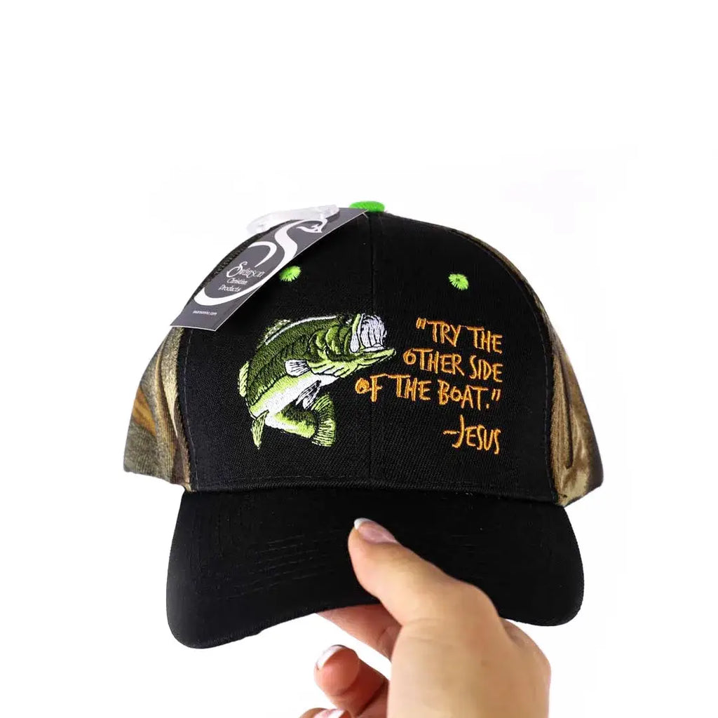 Cap Fisher Of Men Black & Camo