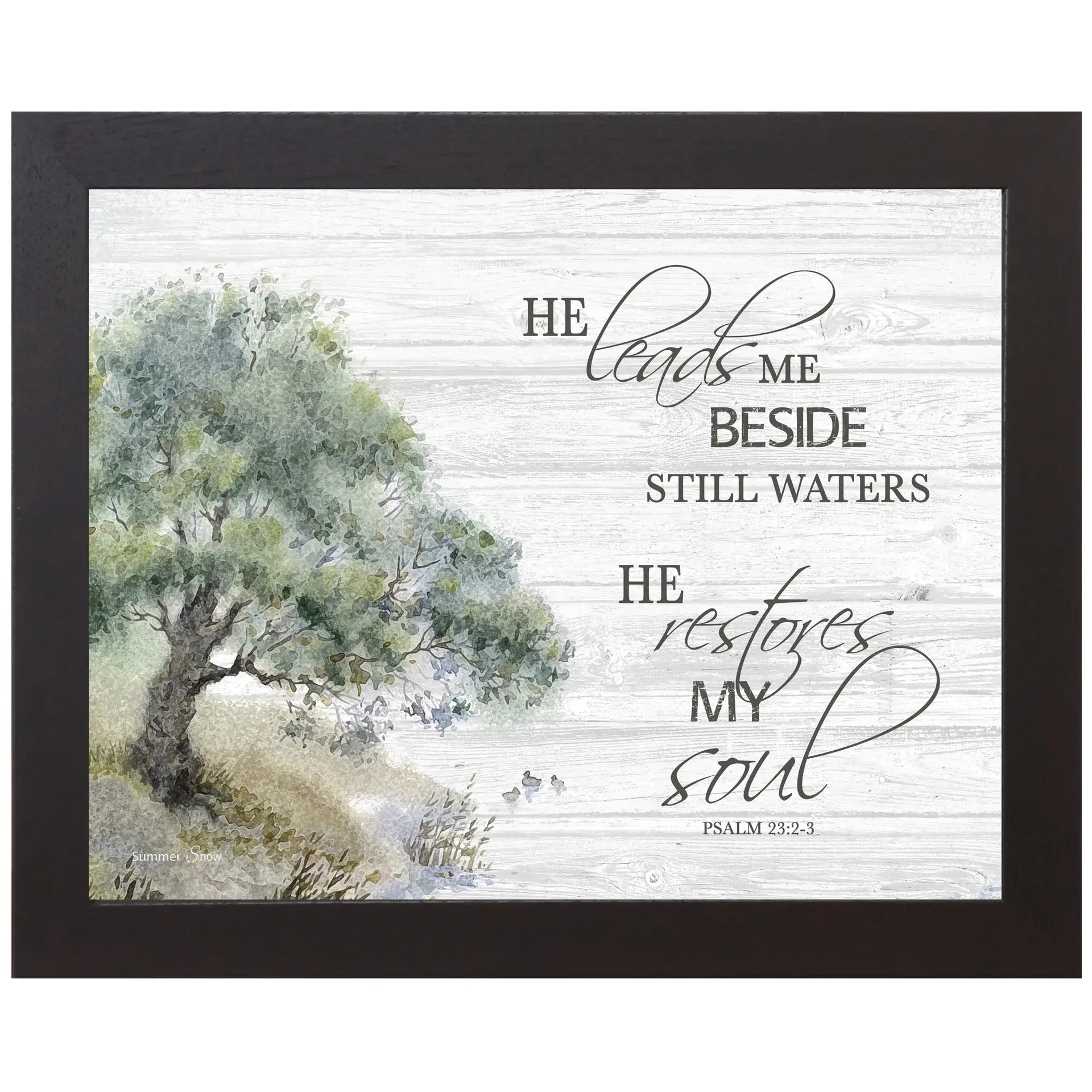 He Leads Me Besides Still Waters He Restores My Soul Art