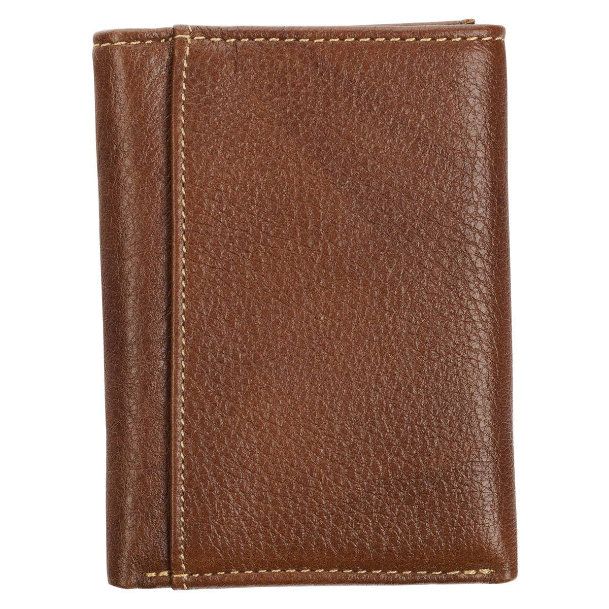 Wallet Leather Brown Names of Jesus Cross