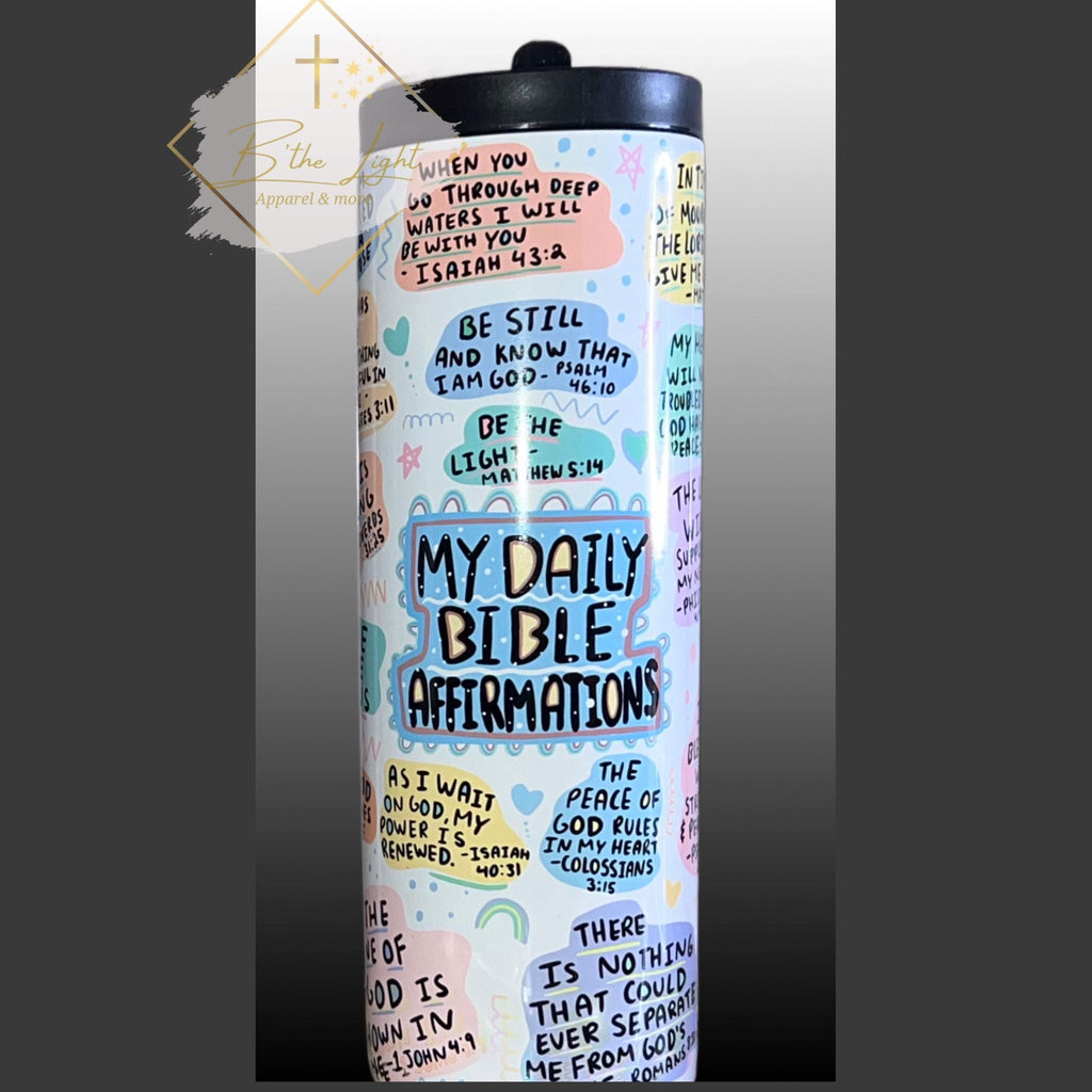 Bible affirmation tumbler
