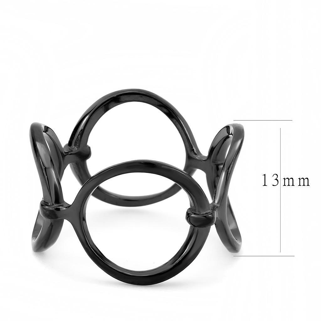 Black Rings for Women Anillo Para Mujer Stainless Steel Ring Alsace - Jewelry Store by Erik Rayo