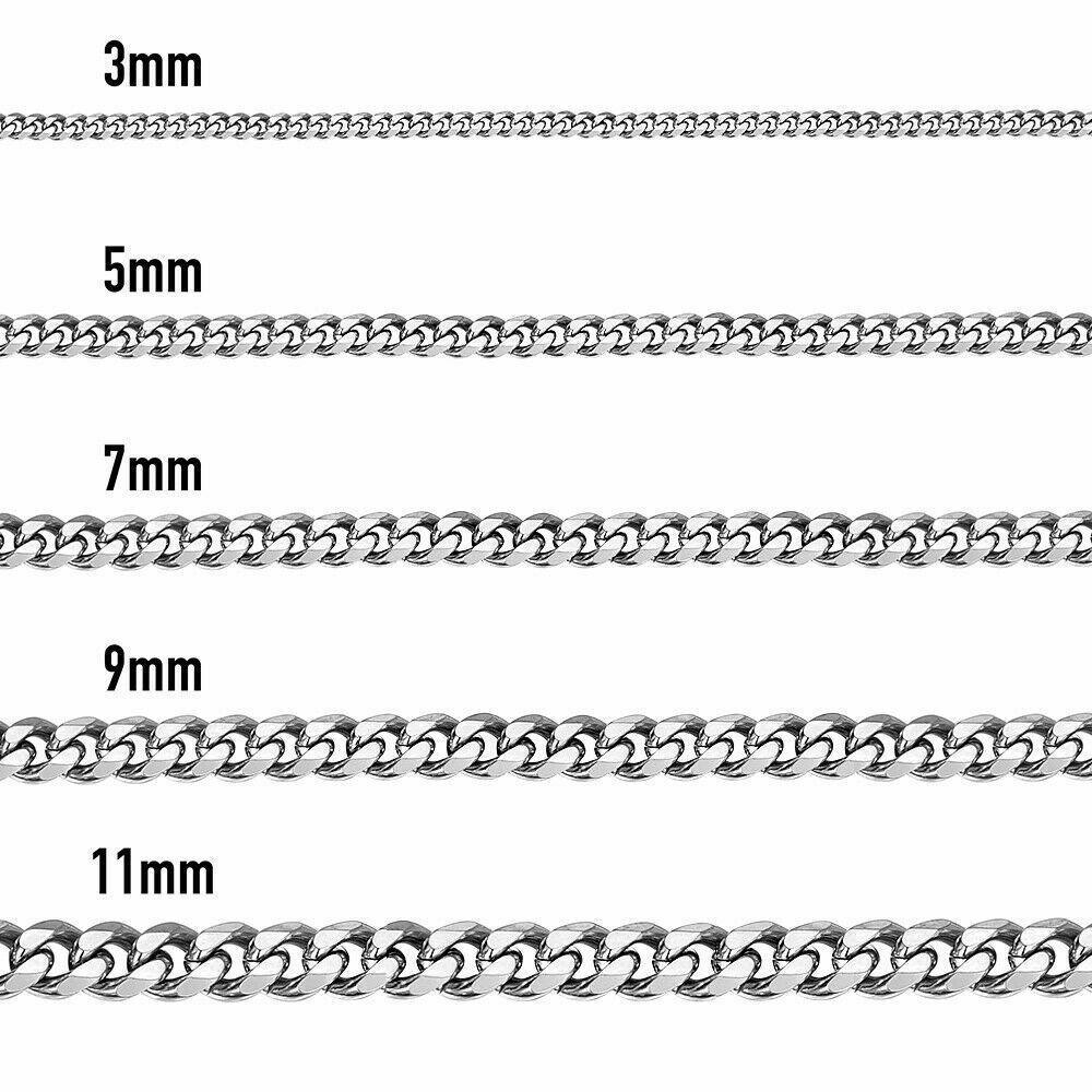 Cuban Link Bracelet for Men and Women Silver Stainless Steel for Men and Women - Jewelry Store by Erik Rayo