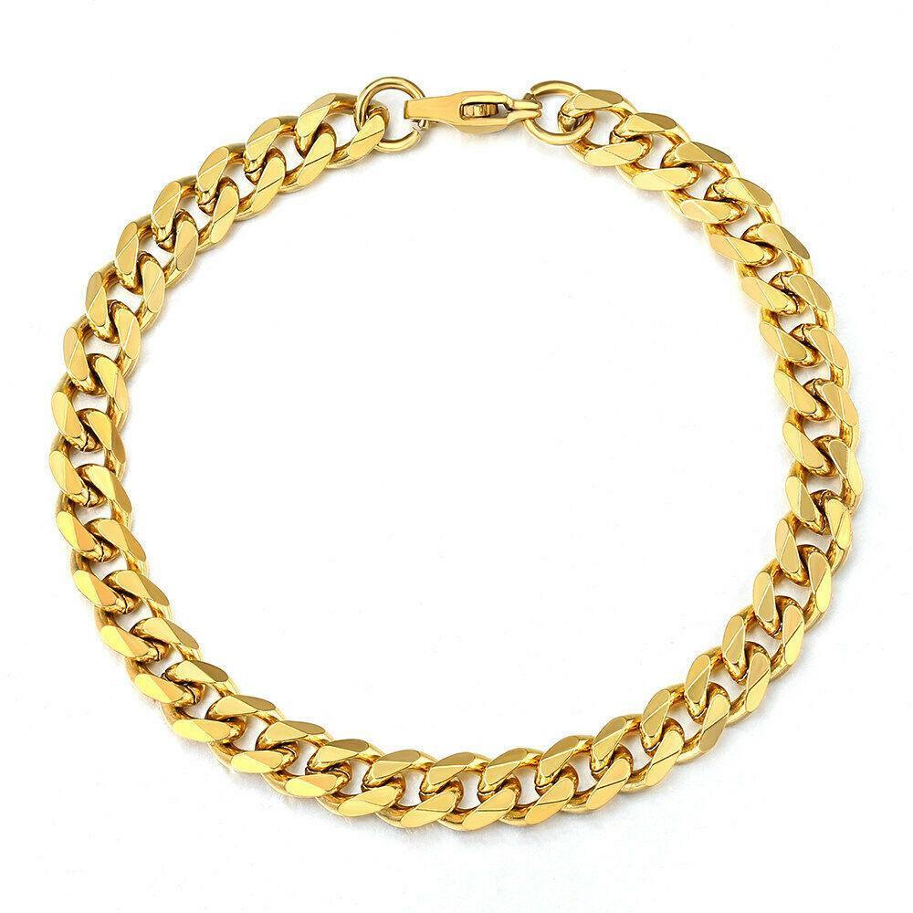 Bracelets for Men and Women Gold Cuban Brazalete Hombre o Mujer - Jewelry Store by Erik Rayo