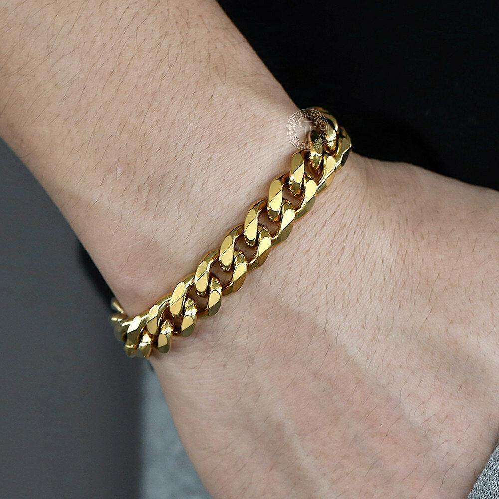 Bracelets for Men and Women Gold Cuban Brazalete Hombre o Mujer - Jewelry Store by Erik Rayo