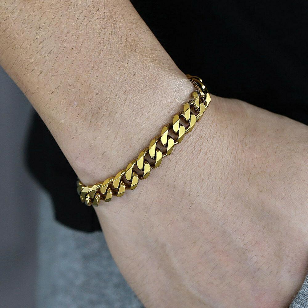 Bracelets for Men and Women Gold Cuban Brazalete Hombre o Mujer - Jewelry Store by Erik Rayo