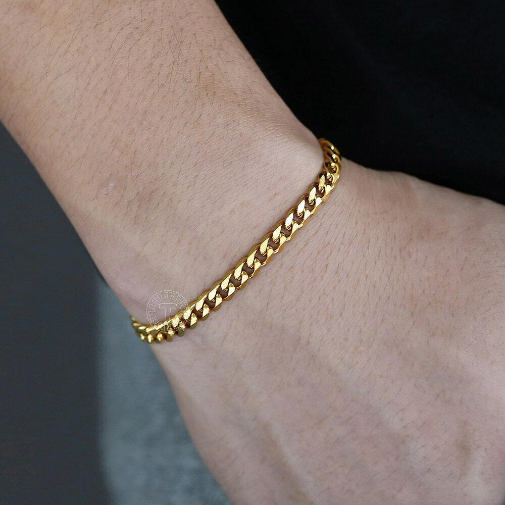 Bracelets for Men and Women Gold Cuban Brazalete Hombre o Mujer - Jewelry Store by Erik Rayo