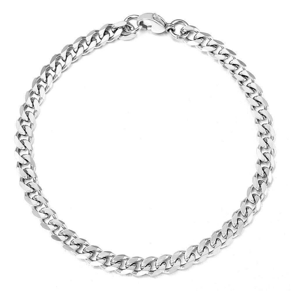 Bracelets for Men and Women Silver Cuban Brazalete HombreMujer - Jewelry Store by Erik Rayo