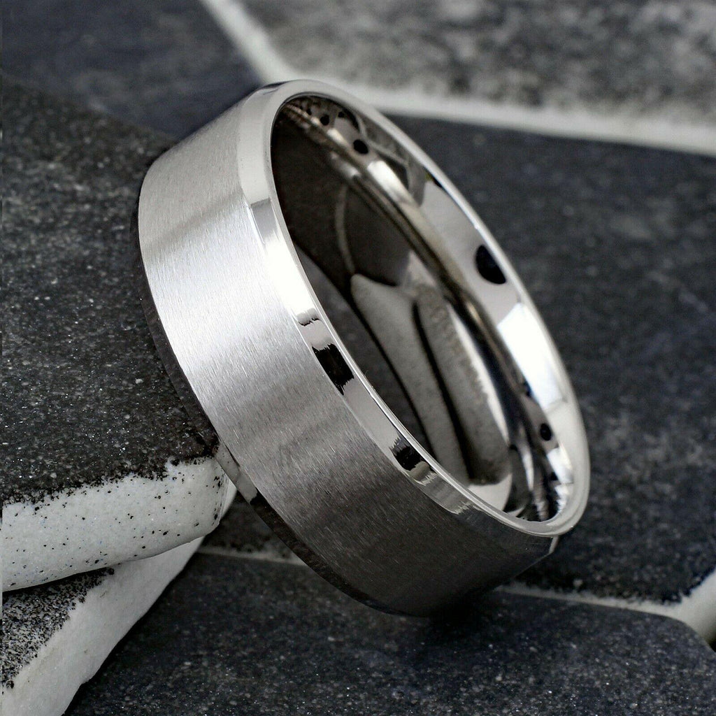 Cassic Band Ring Stainless Steel 4, 6, 8mm - Jewelry Store by Erik Rayo