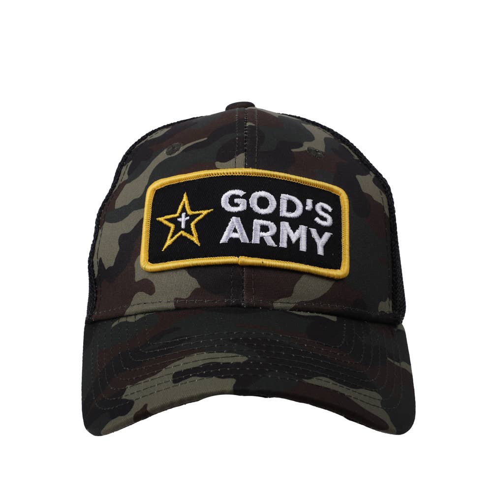 Hat - Camo - God's Army