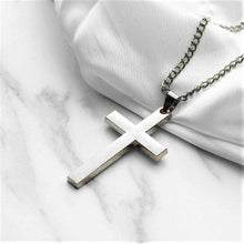 Load image into Gallery viewer, Celestial Gold / Silver Cross Necklace - Jewelry Store by Erik Rayo
