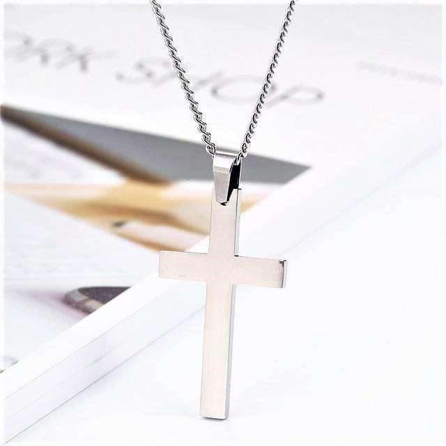 Celestial Gold / Silver Cross Necklace - Jewelry Store by Erik Rayo